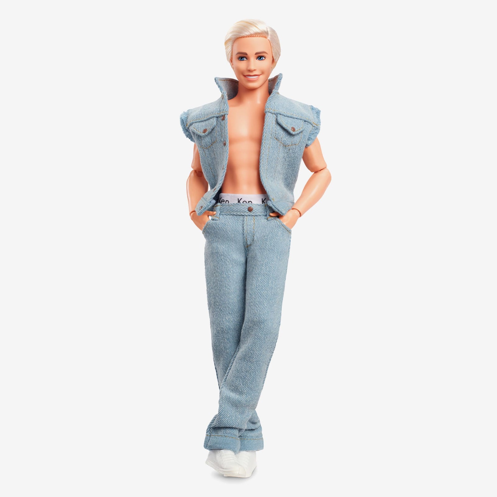 Ken Doll Wearing Denim Matching Set – Barbie The Movie