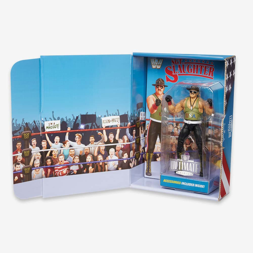 WWE Ultimate Edition Sgt. Slaughter action figure – Mattel Creations