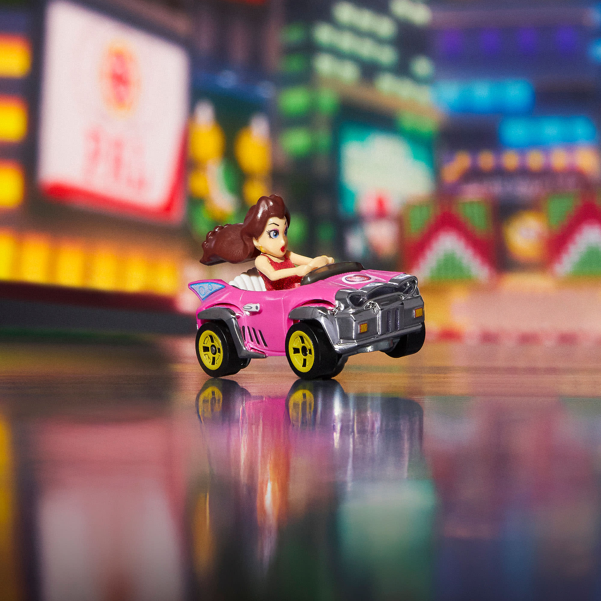 SDCC 2025 Hot Wheels Mario Kart Pauline - Badwagon Pressofuso Mattel 1:64 Prevendita
