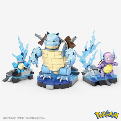 MEGA Construx Pokemon Squirtle Evolution Construction Set