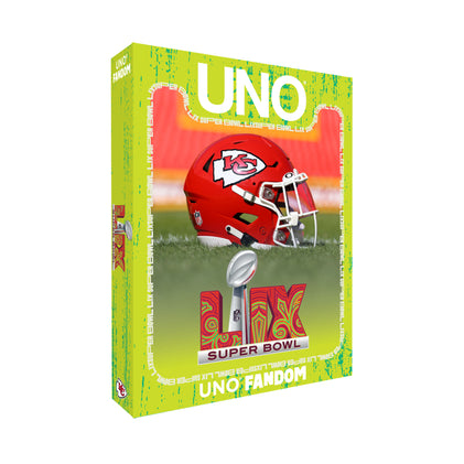 UNO Fandom x Super Bowl LIX Chiefs Card Game