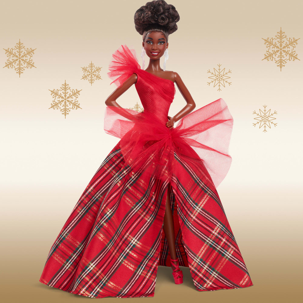 2024 Barbie Holiday Doll With Black Hair | Mattel Creations