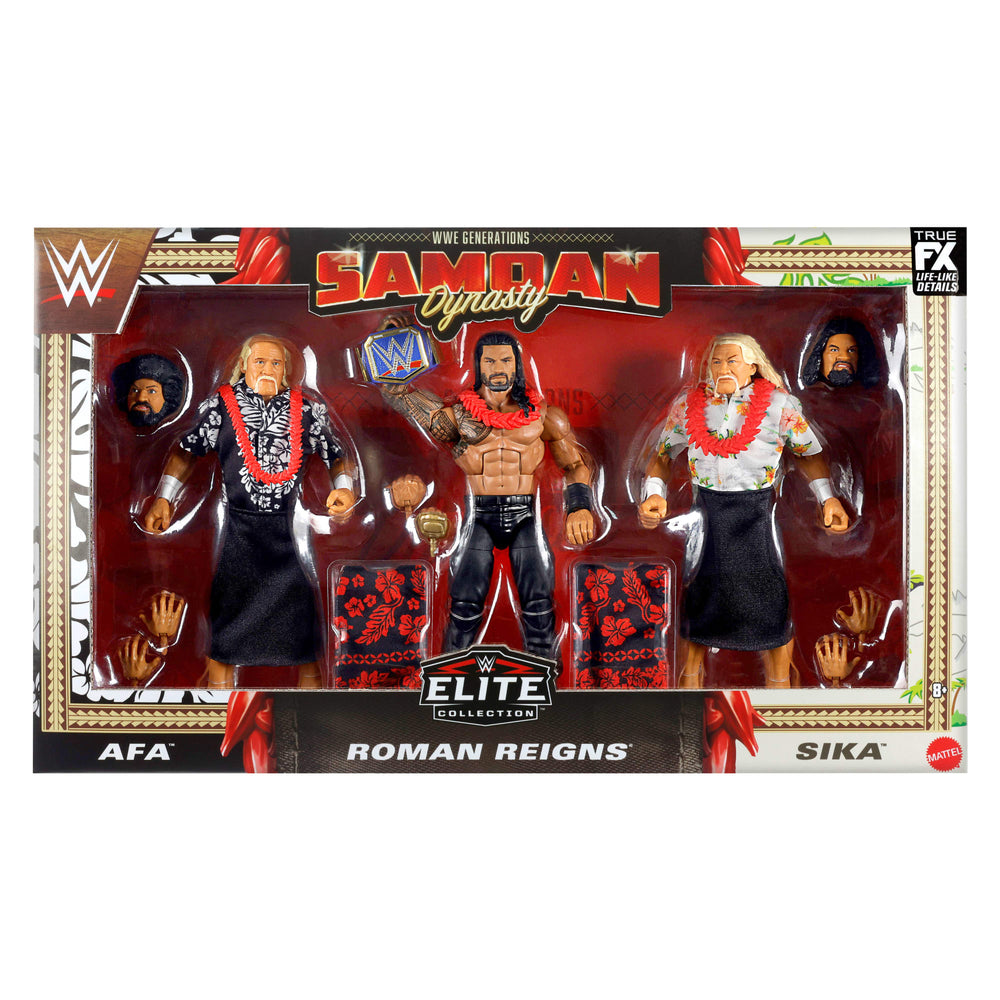 WWE Elite Samoan Dynasty Pack of 3 Action Figures