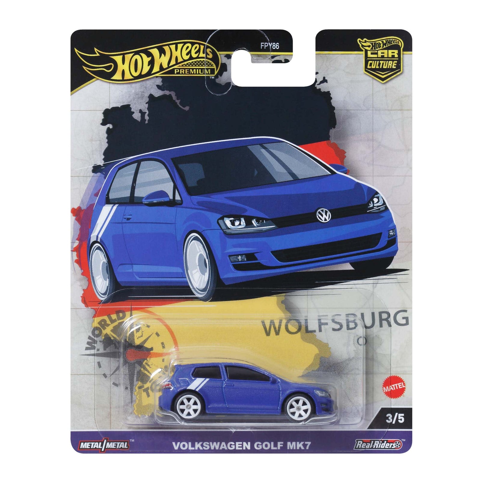 Hot Wheels Car Culture Circuit Legends Volkswagen Golf MK7