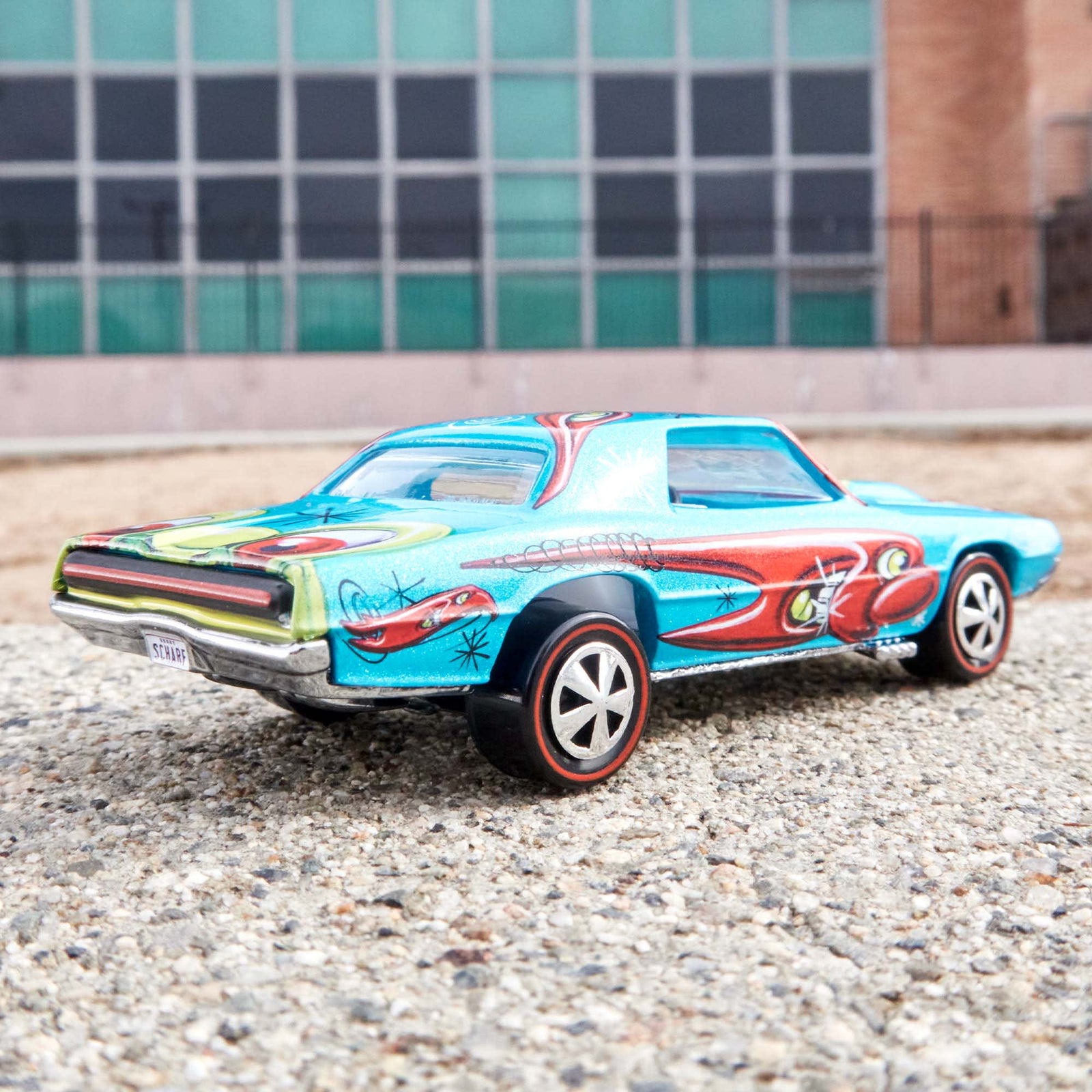 Hot Wheels x Kenny Scharf Signed Custom T-Bird