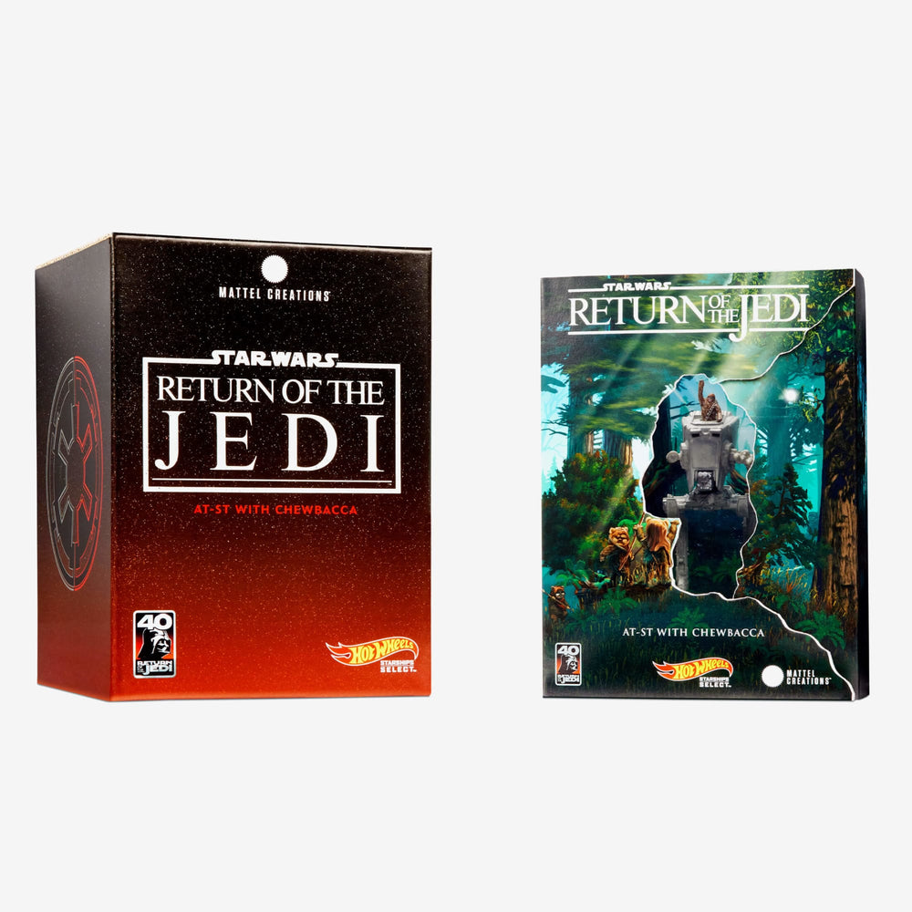 Star Wars Starships Select AT-ST With Chewbacca