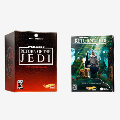 Star Wars Starships Select AT-ST With Chewbacca