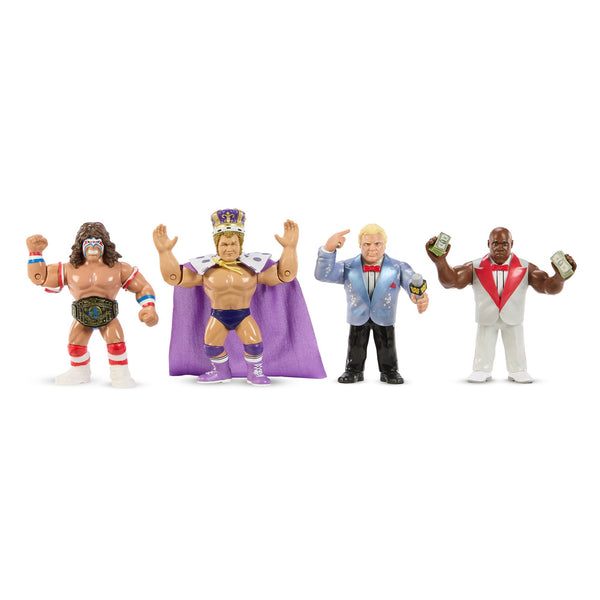 WWE Official Retro 4-Pack Action Figures | Mattel Creations