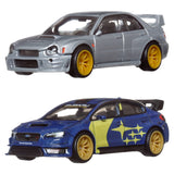 Hot Wheels Car Culture 2-Pack, Subaru Impreza WRX & '16 Subaru WRX STI