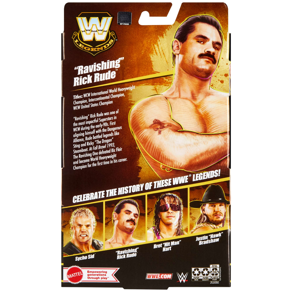 WWE Elite Legends “Ravishing” Rick Rude Action Figure | Mattel Creations