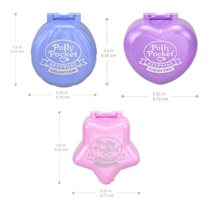 Polly Pocket Collector, Heritage Ring Box 3 Pack