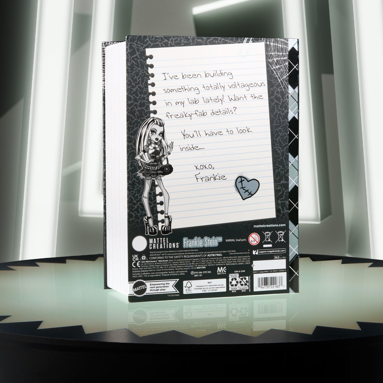 MEGA Monster High Frankie Stein's Boo-k Lab