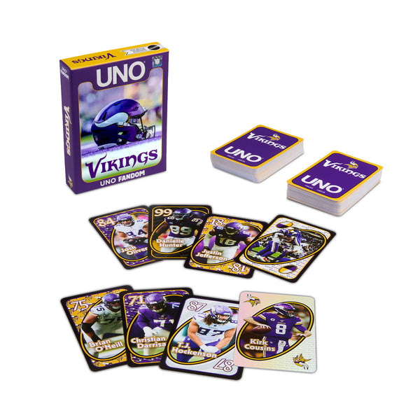 UNO Fandom NFL Minnesota Vikings Game Deck | Mattel Creations