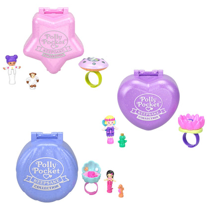 Polly Pocket Collector, Heritage Ring Box 3 Pack