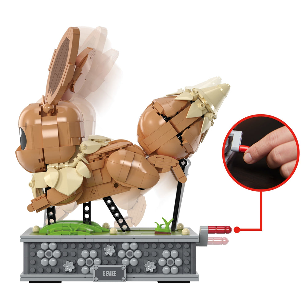 MEGA Pokémon Motion Eevee Building Set 2024 Mattel Creations