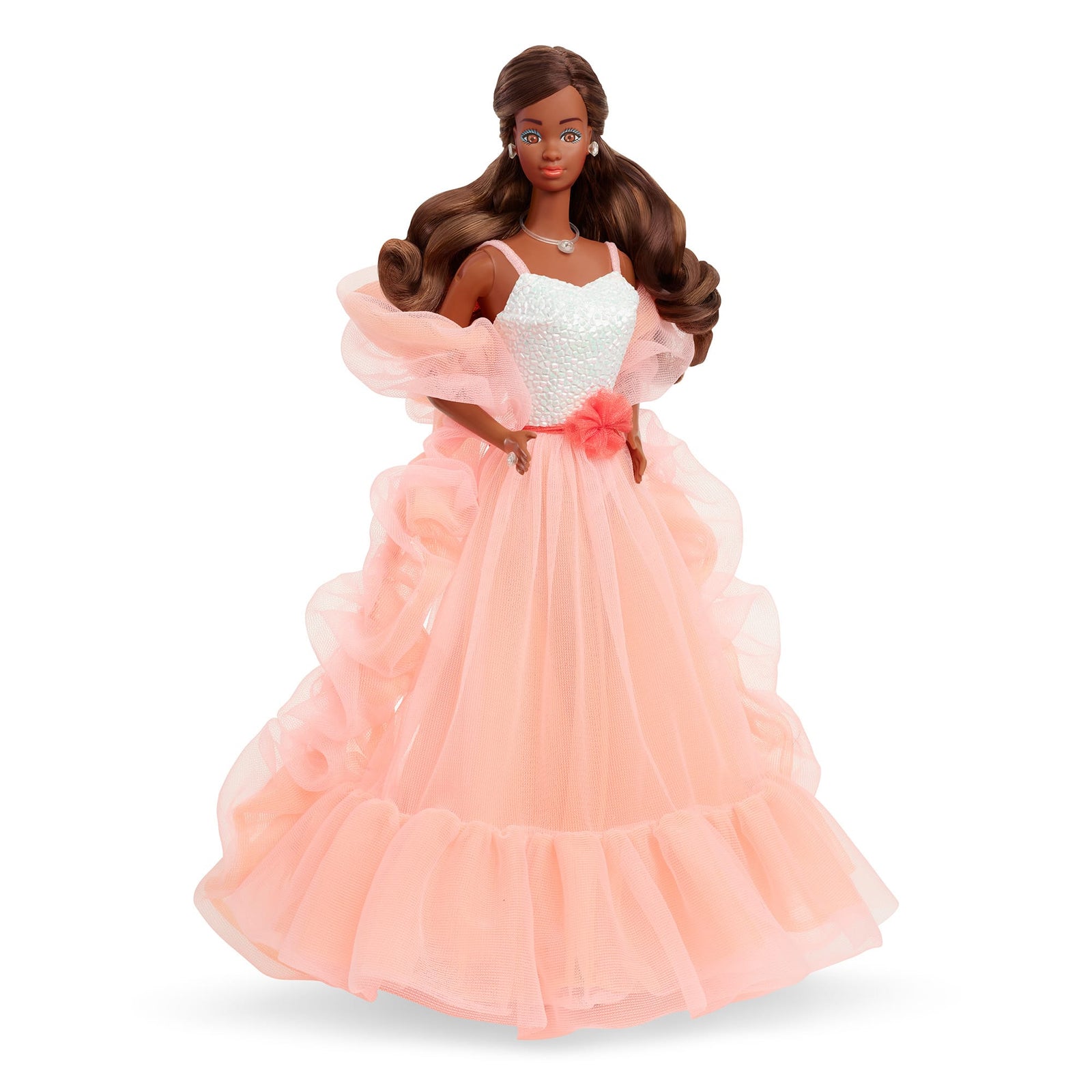 Peaches ‘n Cream Barbie Doll, Brown Hair