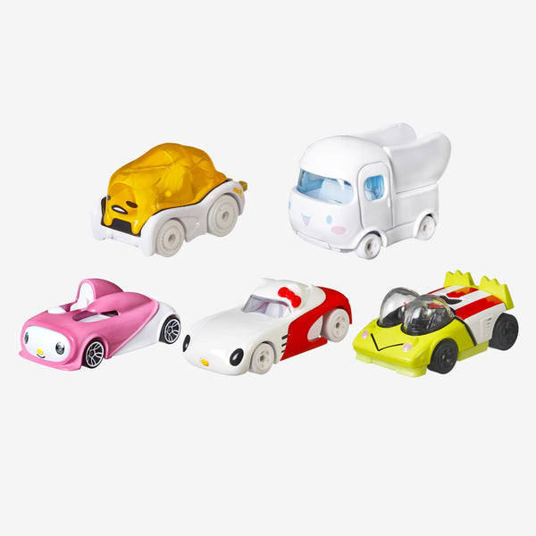 Hot Wheels Sanrio Character Cars, Set of 5 – Mattel Creations