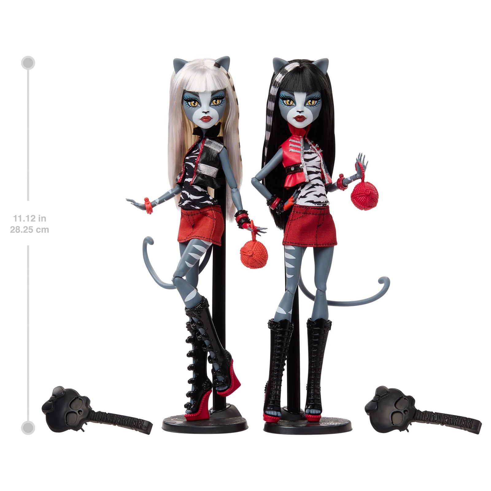 Monster High Creeproductions Meolowdy and Purrsephone Collectible