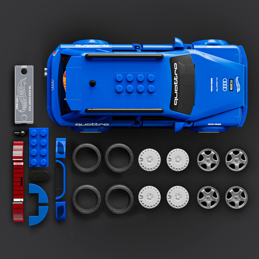 Mattel Brick Shop Hot Wheels Audi Avant RS2