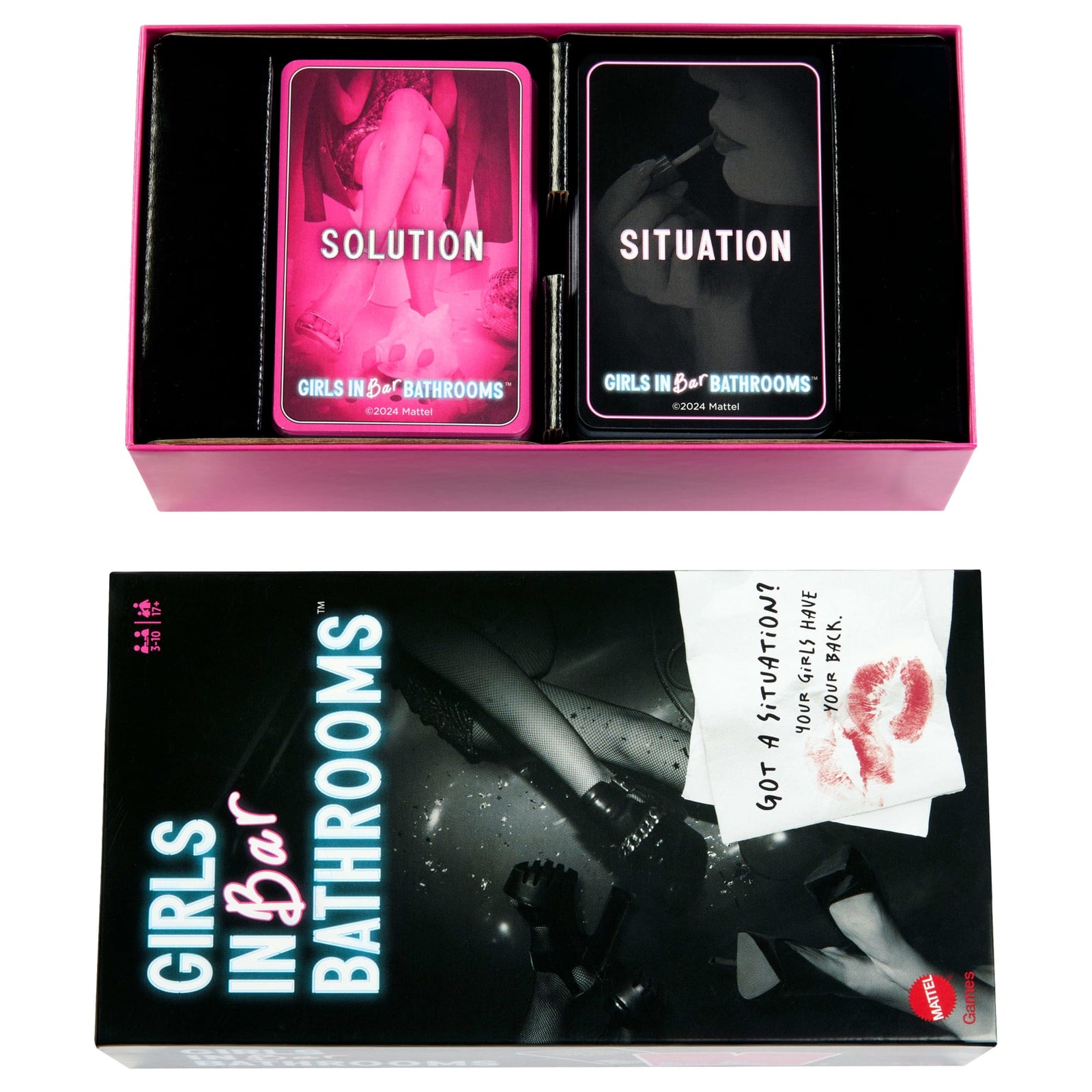 Girls in Bar Bathrooms Adult Party Game