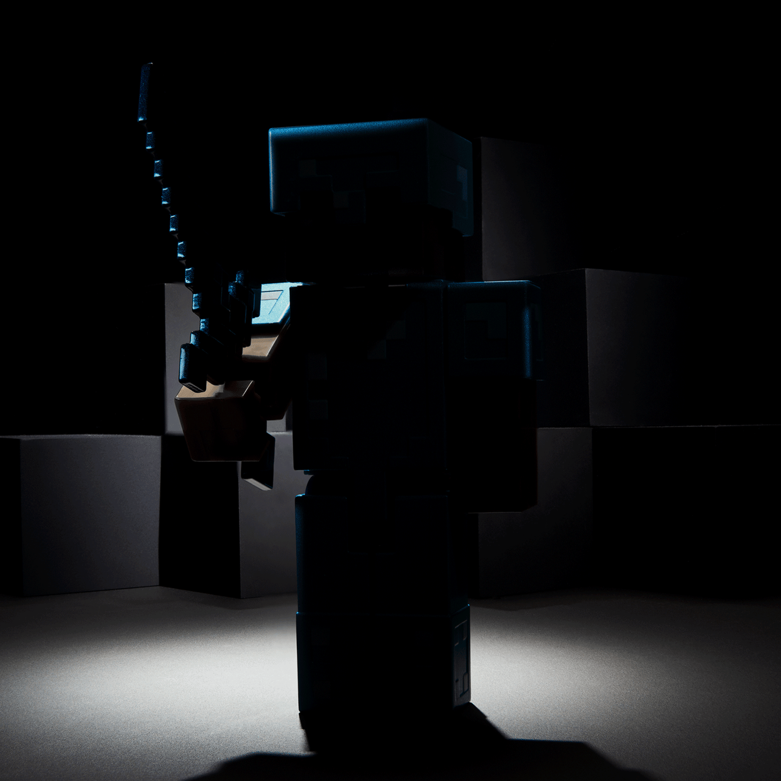 Minecraft Diamond Level Steve Collector Action Figure