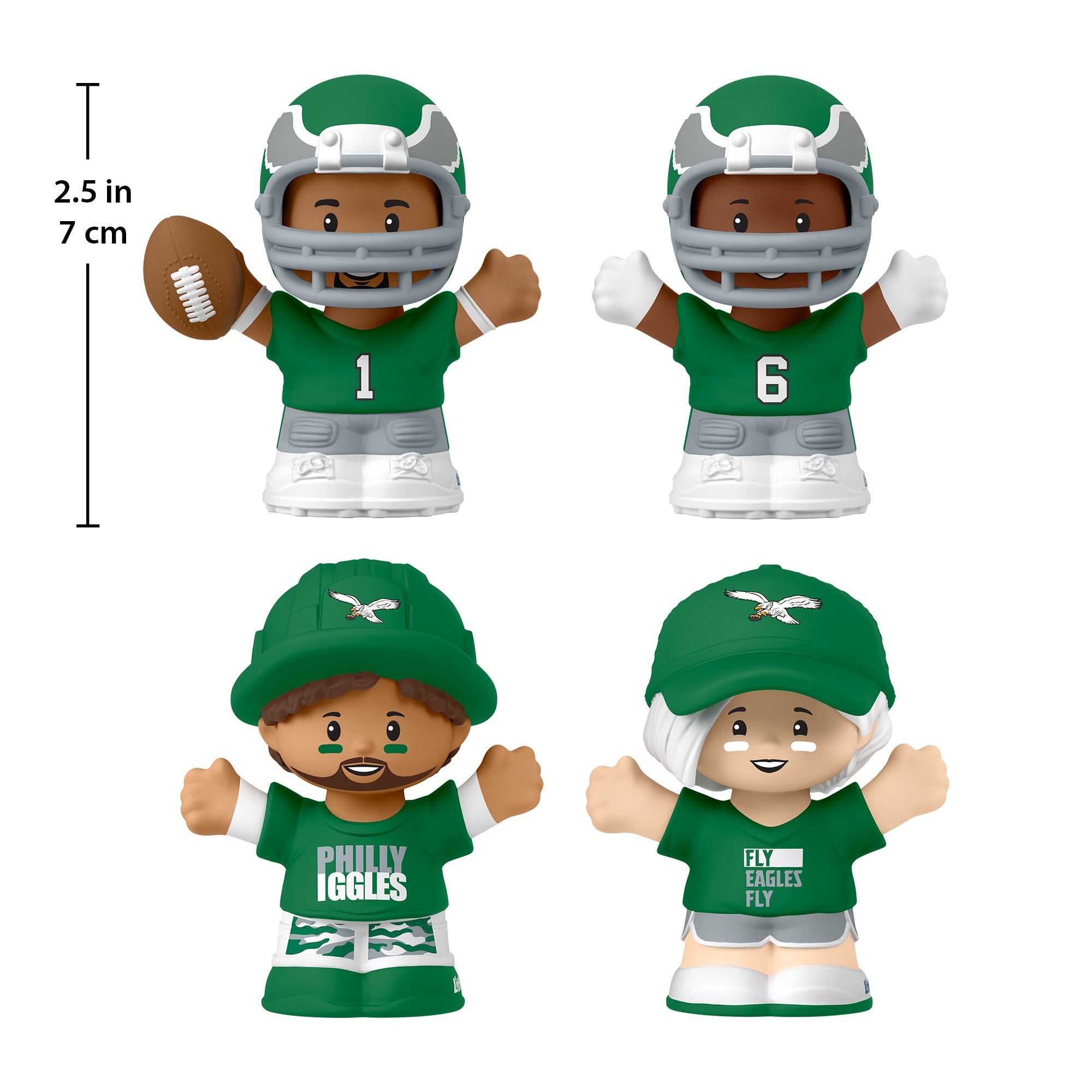 Little People Collector Philadelphia Eagles Alternate Jersey Figure Set