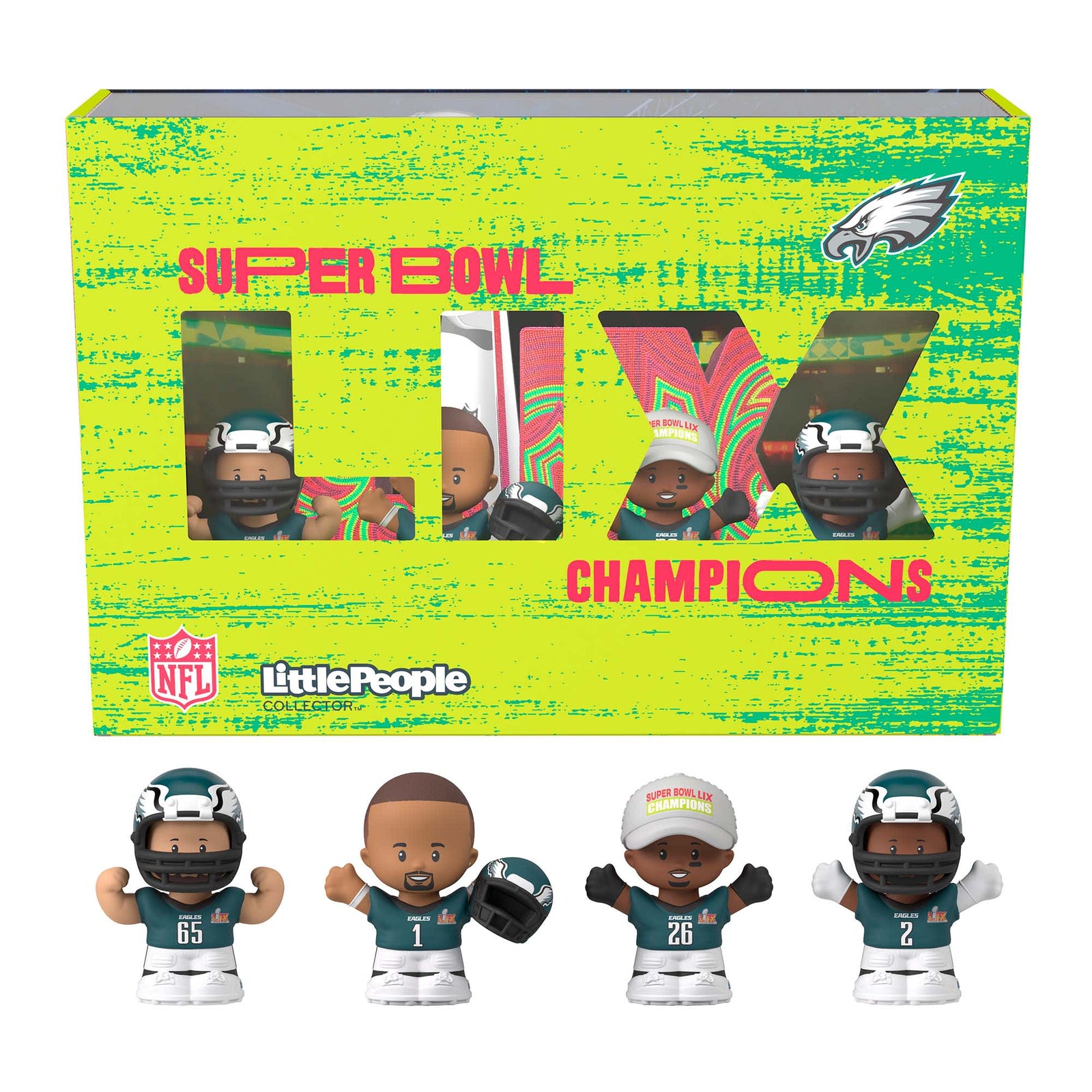 Little People Collector x Super Bowl Eagles Set