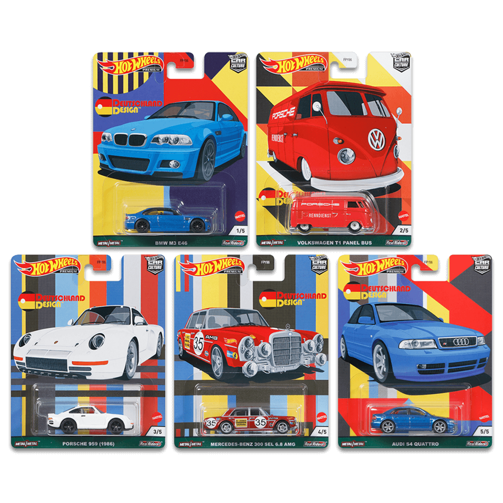 2021 HW Car Culture Mix 3: Deutschland Design