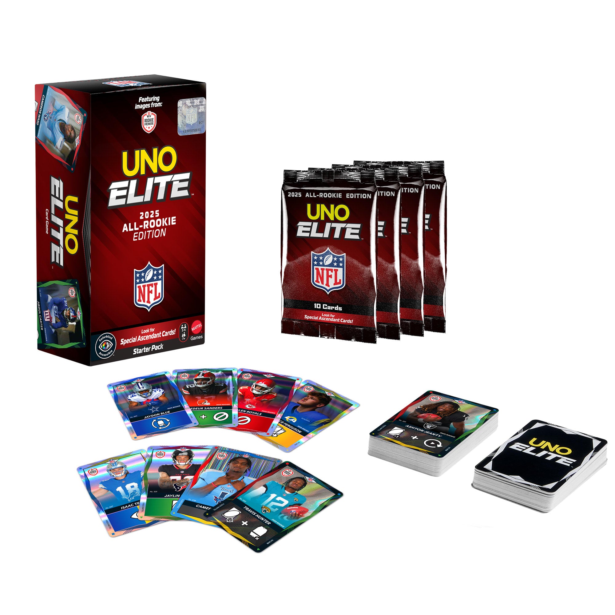UNO Elite NFL 2025 Rookie Bundle – Mattel Creations
