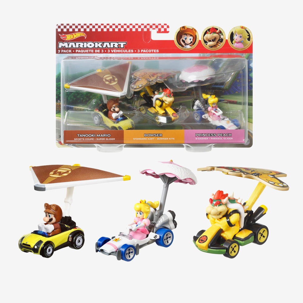 Hot Wheels Mario Kart Vehicles 3-Pack