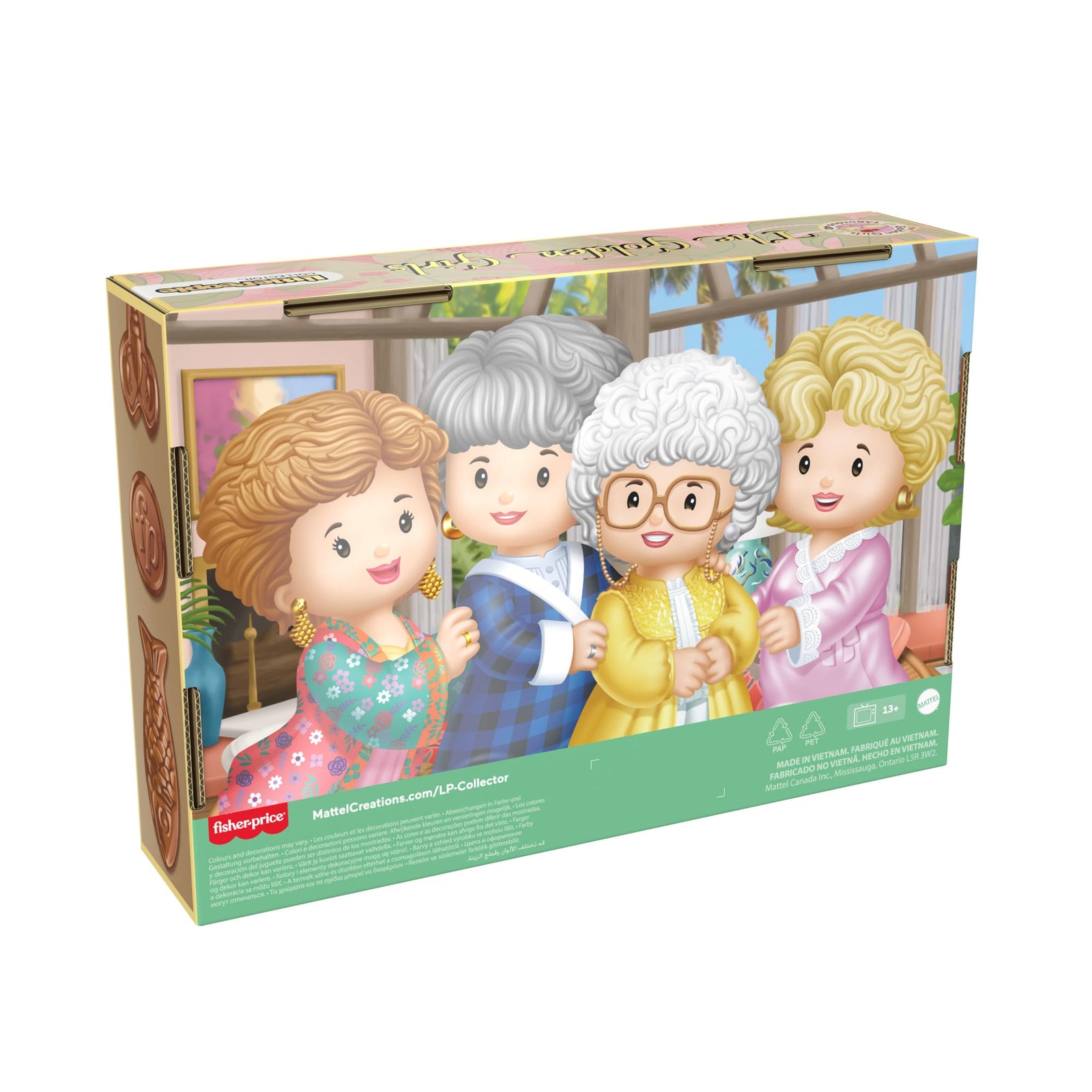 Little People Collector The Golden Girls Late Night Cheesecake, 40th Anniversary Set