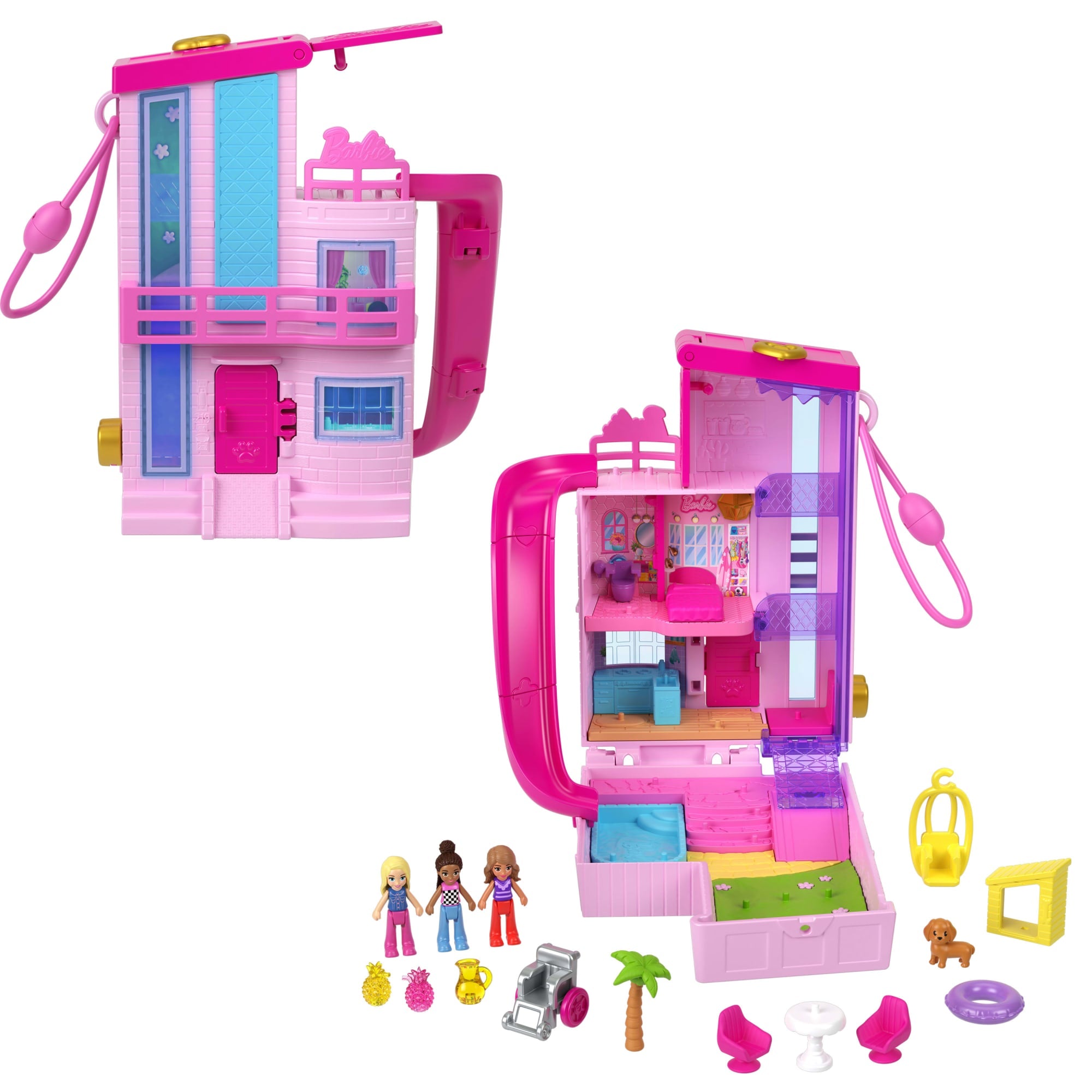 Polly Modil Polly Pocket Barbie Dreamhouse Compact | Mattel Creations