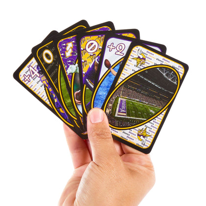 UNO Fandom NFL Minnesota Vikings Game Deck