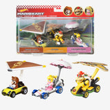 Hot Wheels MARIOKART Vehicle + Glider, Set of 3