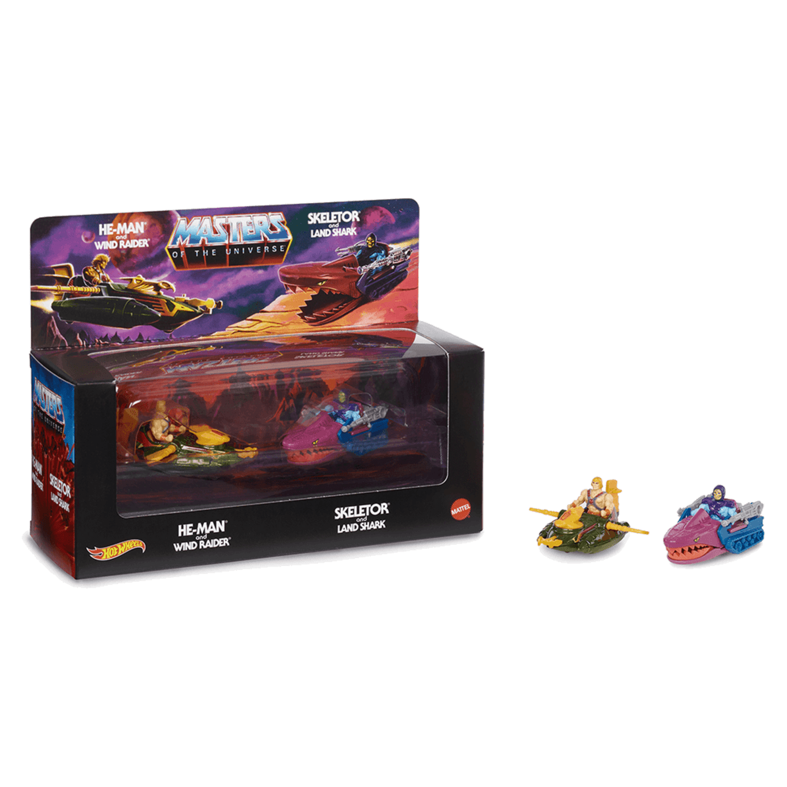 Hot Wheels Masters of the Universe Wind Raider vs. Land Shark