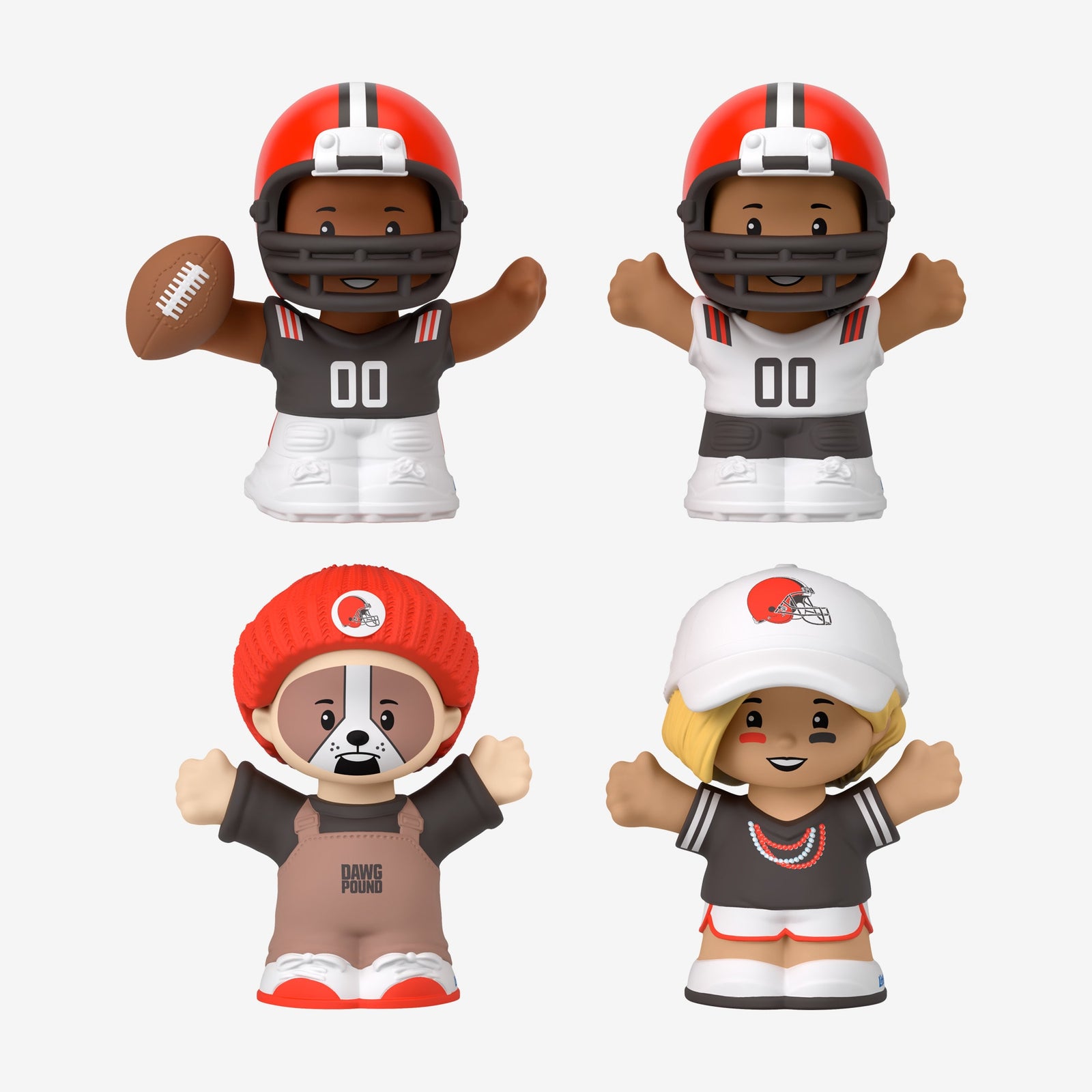 Little People Collector x NFL Cleveland Browns Set