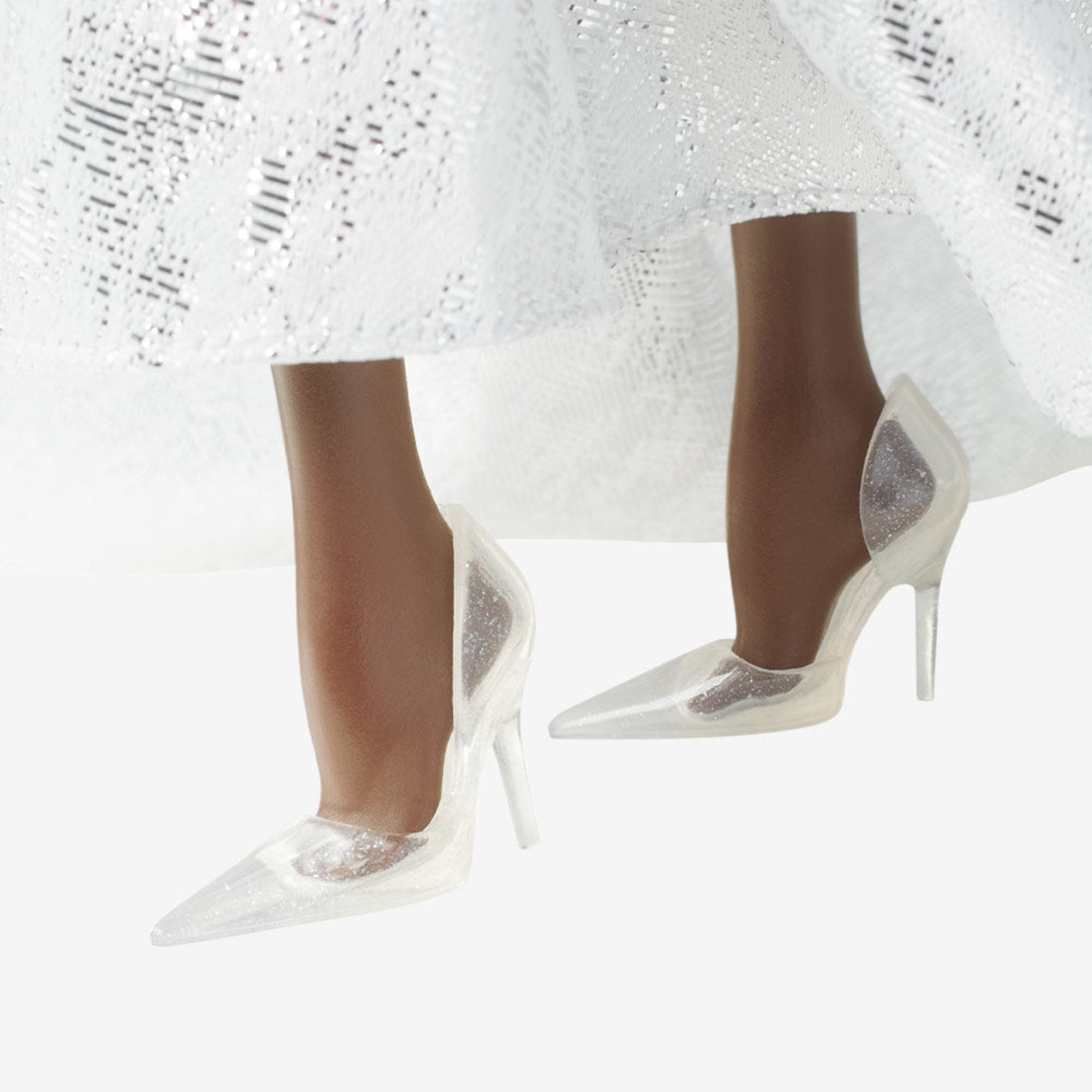 2021 Holiday Barbie Doll, Brunette Braids