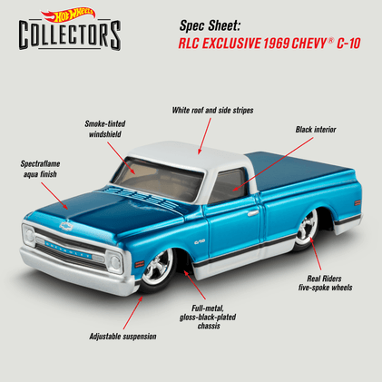 【2020RLC限定】1969 CHEVY C-10 ブルー シボレー RLC Exclusive 1969 Chevy C-10 – Mattel Creations
