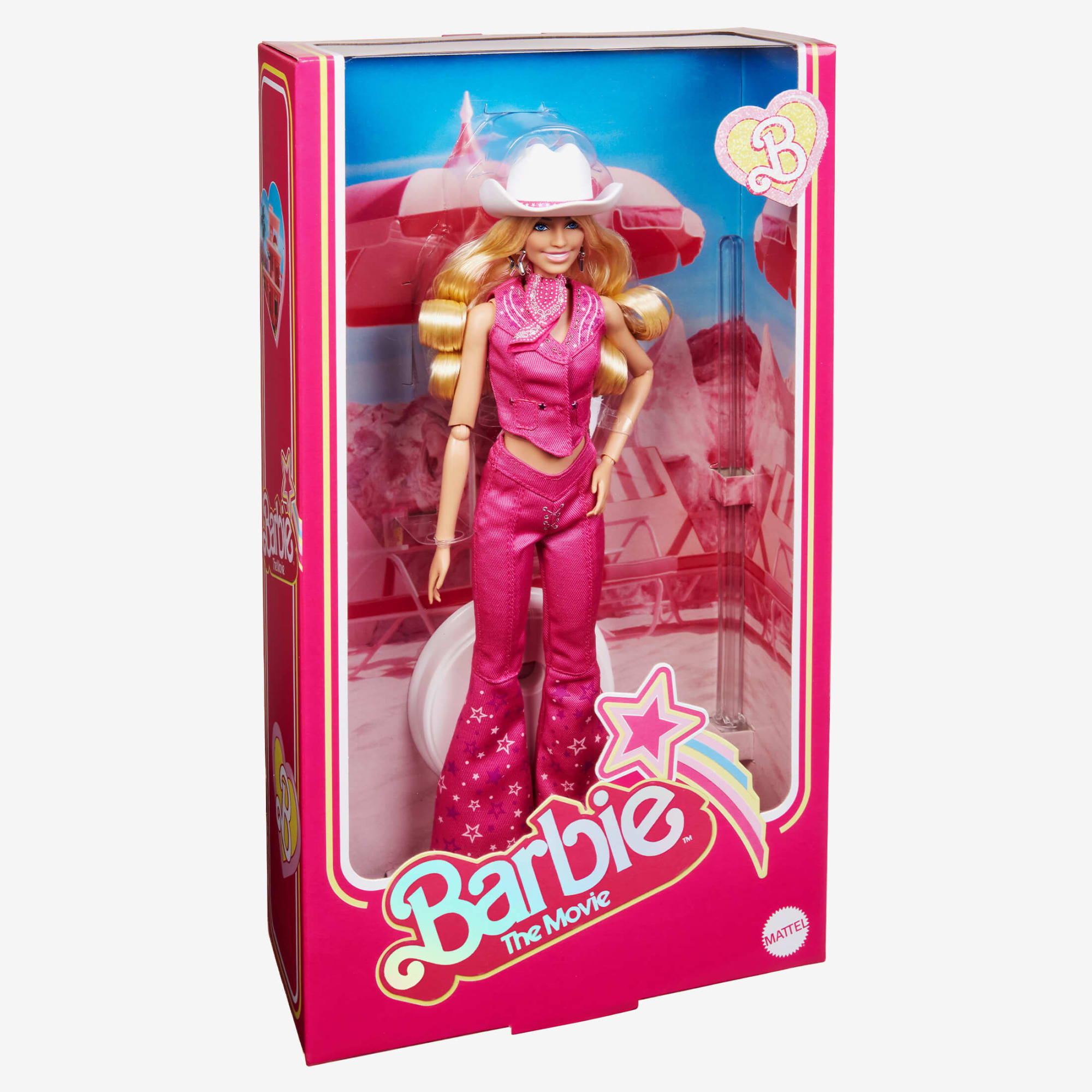 Barbie em Traje Rosa Ocidental com Chapéu de Cowboy HPK00 - Mattel htt -  Real Brinquedos