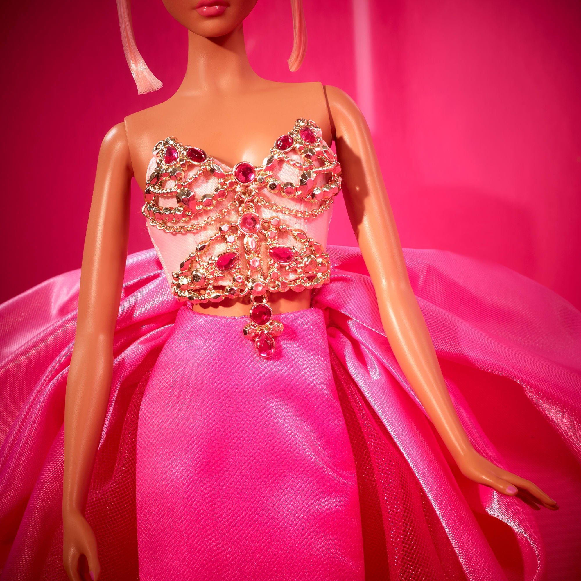 Barbie Dream Pink Corset and Matching Flowy Skirt