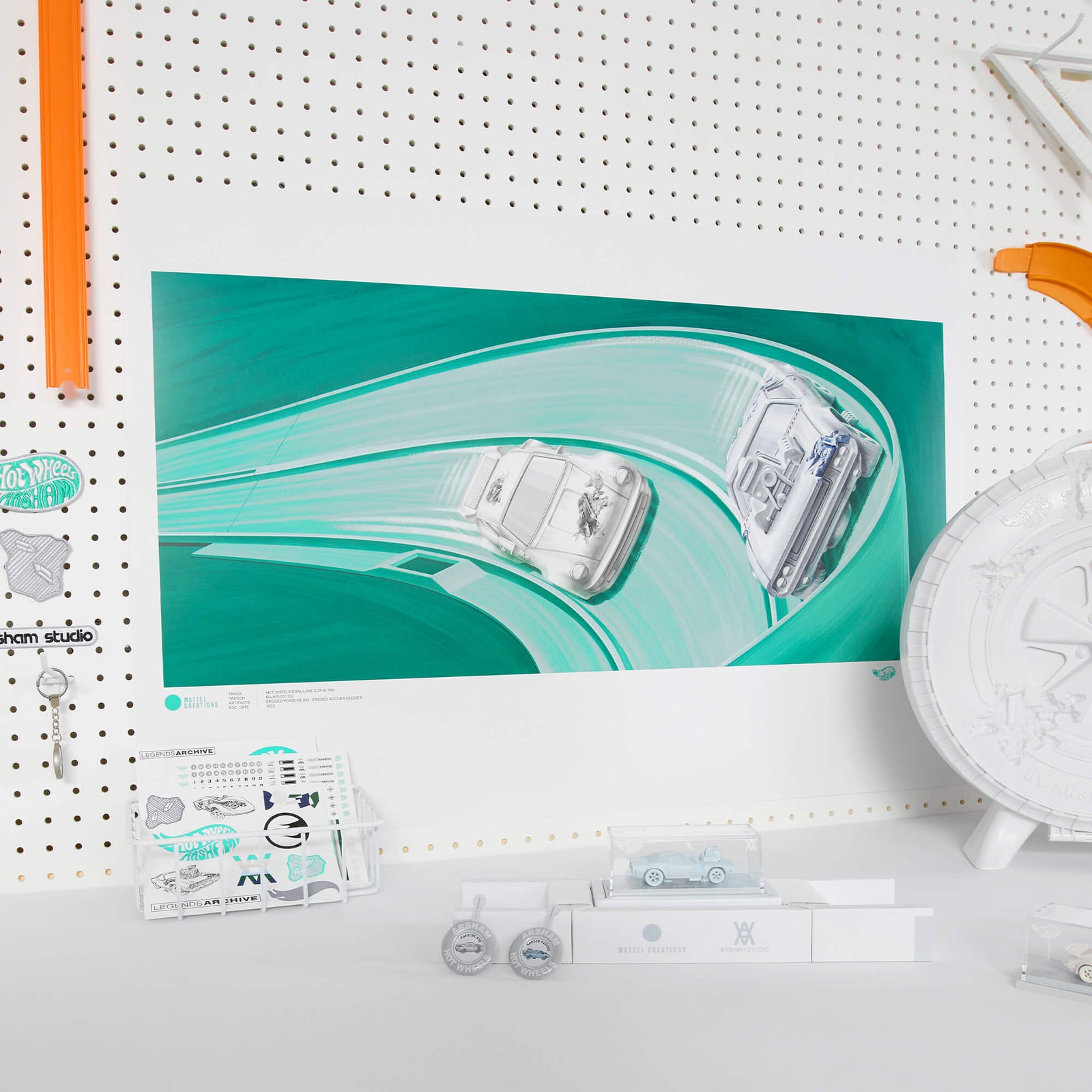 Hot Wheels Daniel Arsham Lap1 セット 送料無料 Mattel Creations Presents Hot Wheels x Daniel Arsham