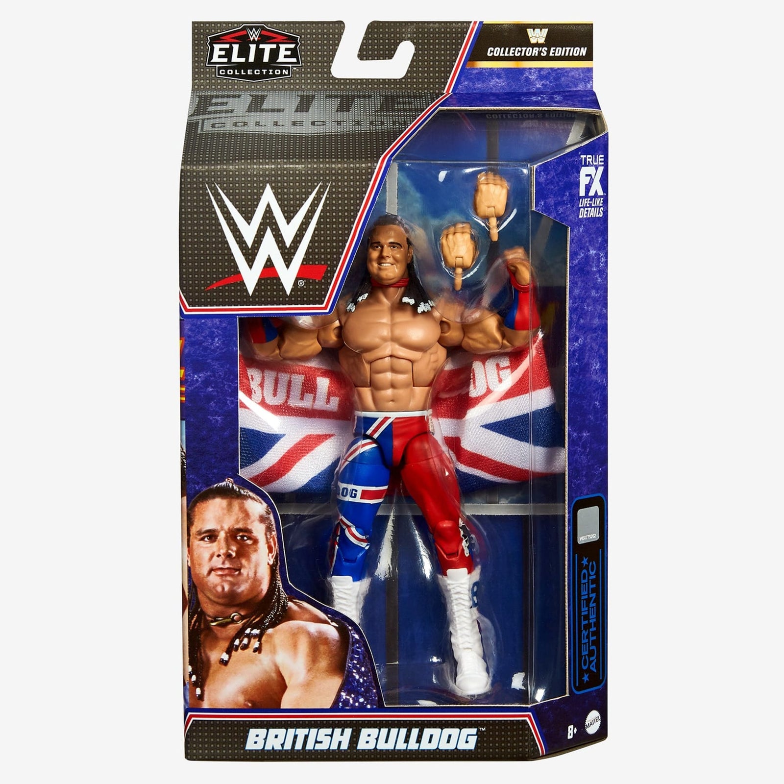 WWE British Bulldog™ Elite Collection Action Figure