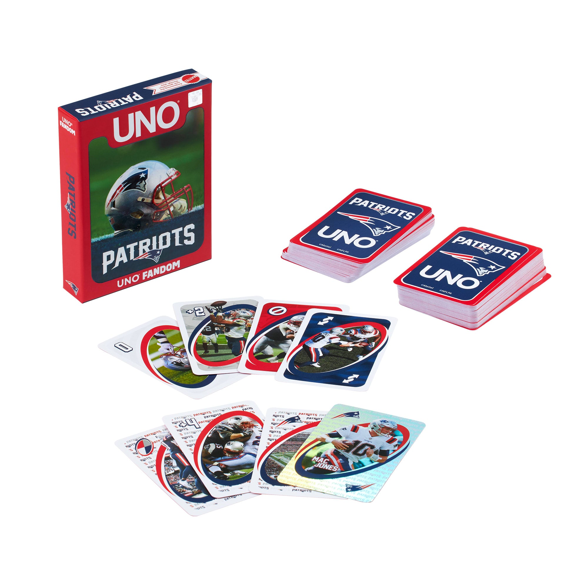 UNO Fandom NFL New England Patriots Game Deck