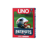 UNO Fandom NFL New England Patriots Game Deck