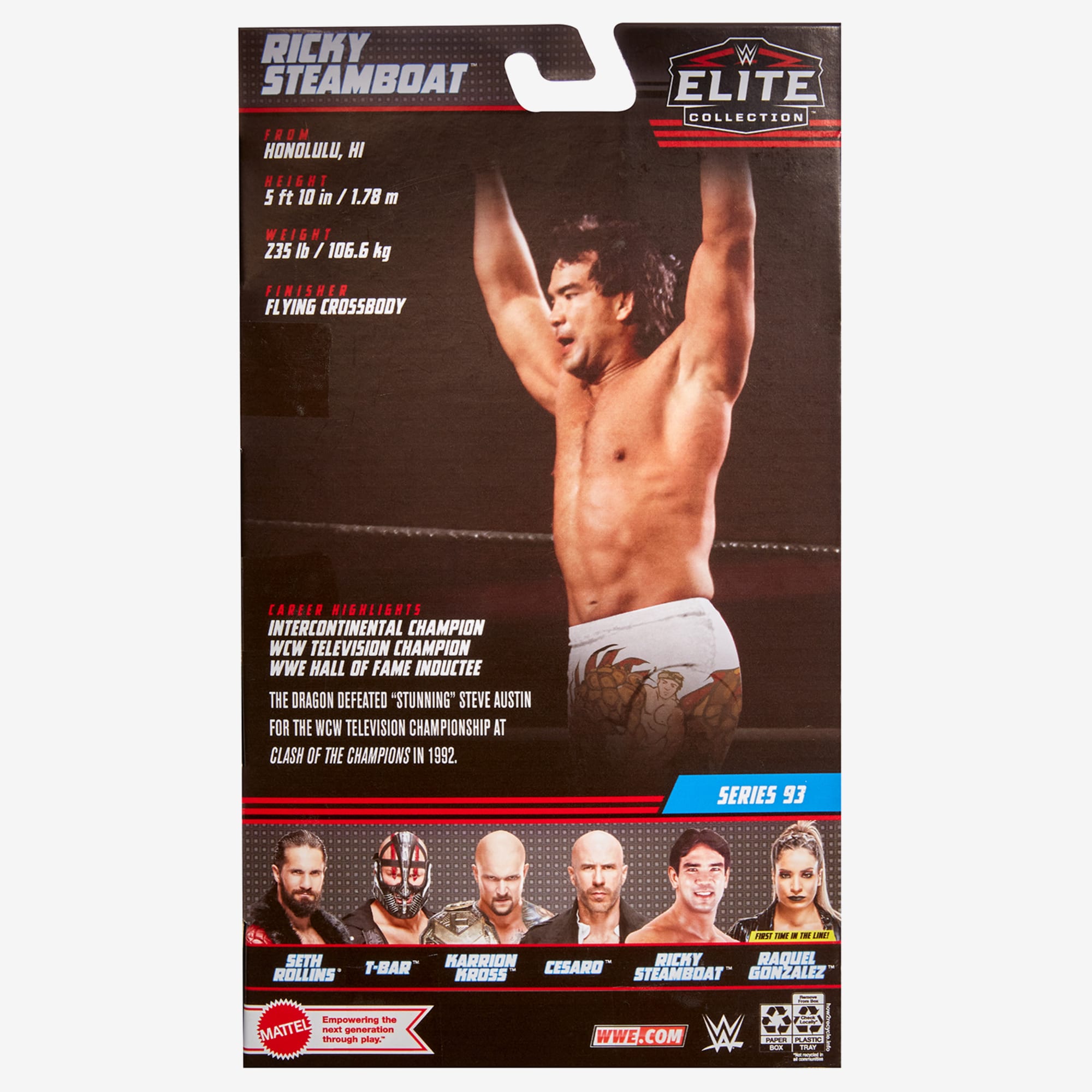 WWE® Ricky "The Dragon" Steamboat™ Elite Collection Action Figure
