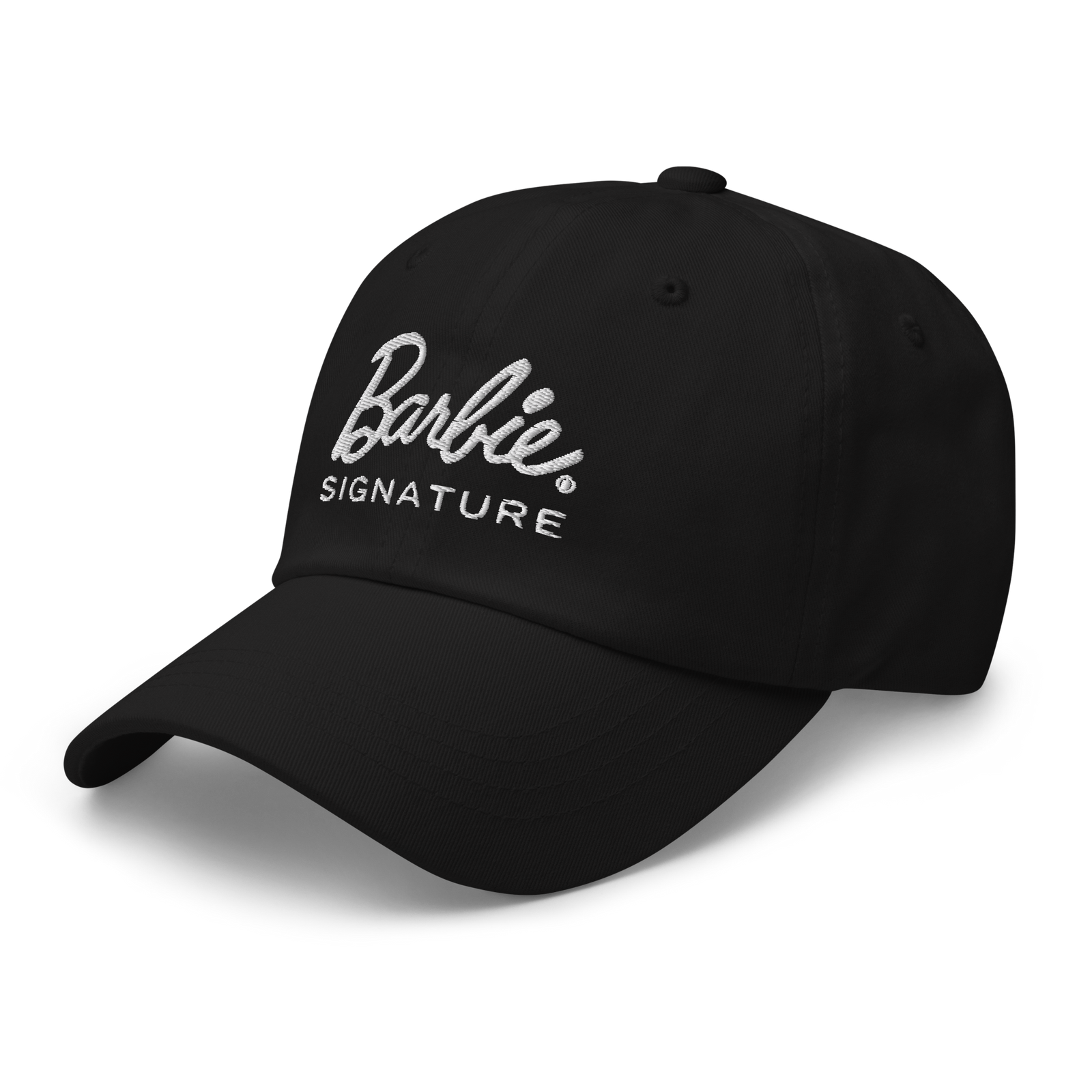 Barbie Signature Logo Black Baseball Hat