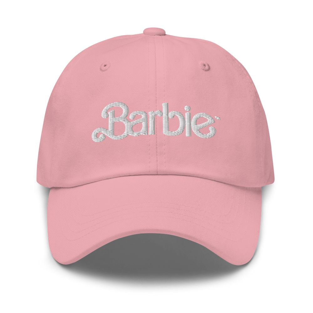 Barbie Classic Logo Pink Baseball Hat Mattel Creations