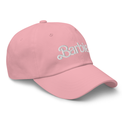 Barbie Classic Logo Pink Baseball Hat