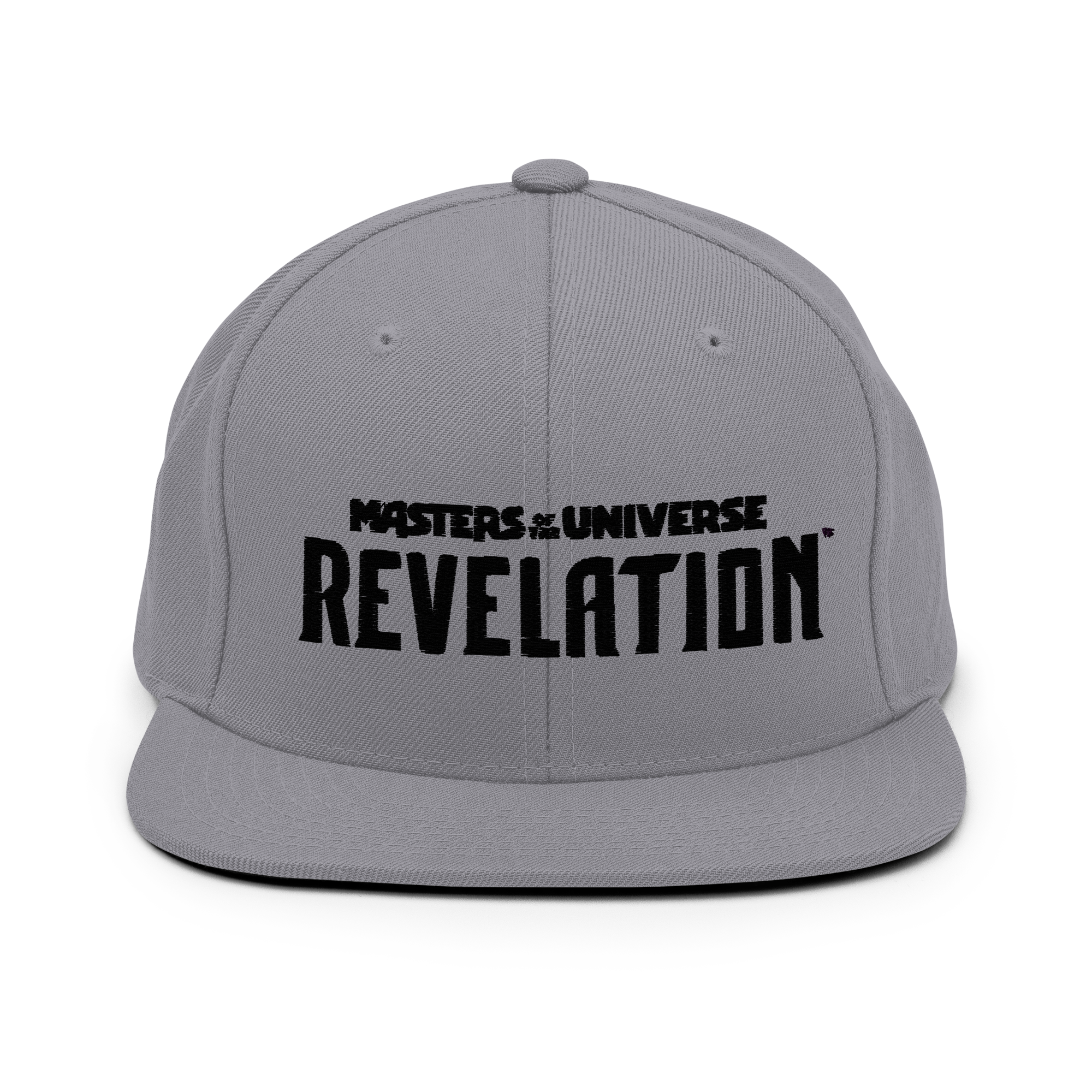 Masters of the Universe Revelation Logo Grey Snapback Hat