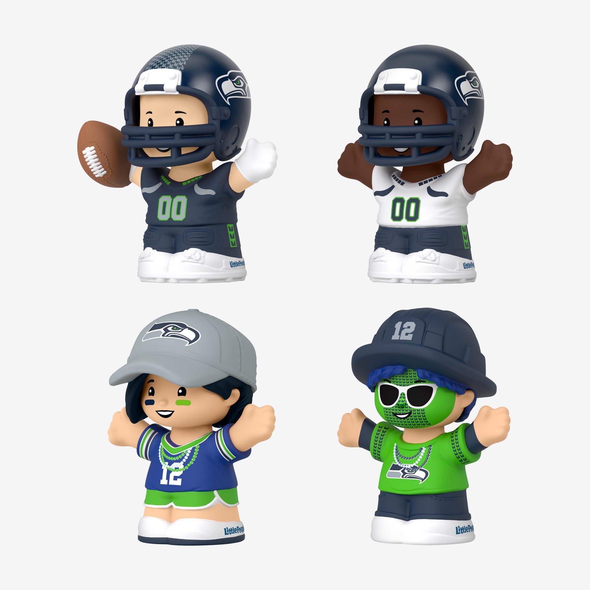 Little People Collector x NFL Seattle Seahawks Set